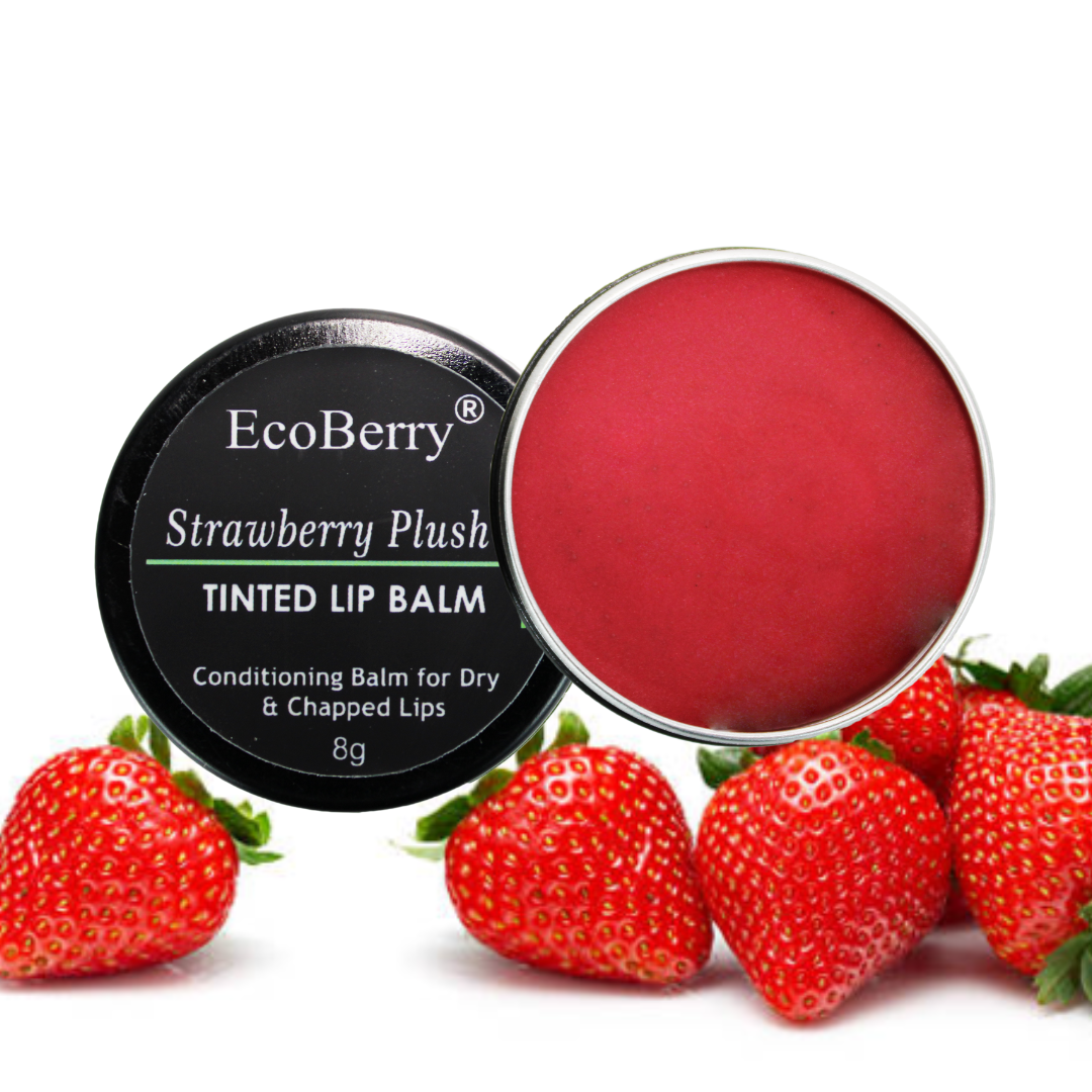 Strawberry Plush Tinted Lip Balm