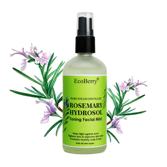 Steam Distilled Rosemary Hydrosol Toning Mist