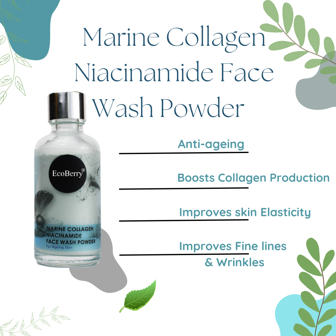 Marine Collagen Niacinamide Face Wash Powder