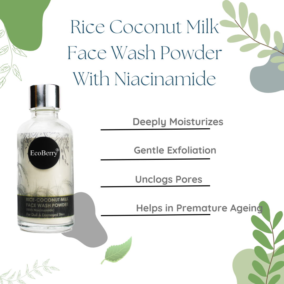 Rice Coconut Milk Face Wash Powder