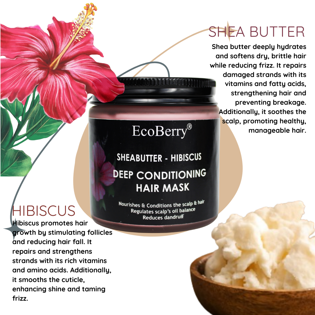 Shea Butter Hibiscus (Sheabiscus) Deep Conditioning Hair Mask