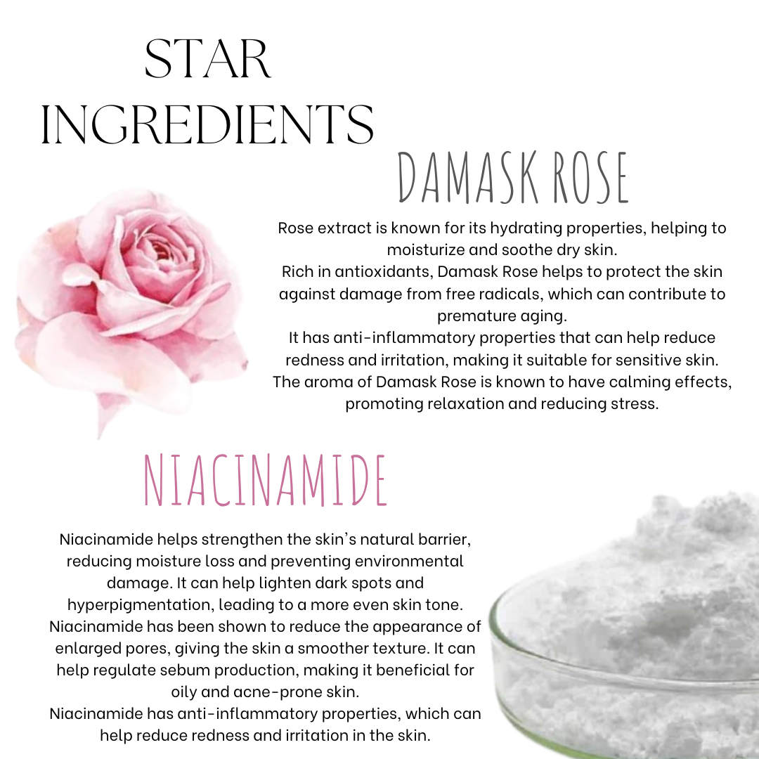 Damask Rose Face Wash Powder