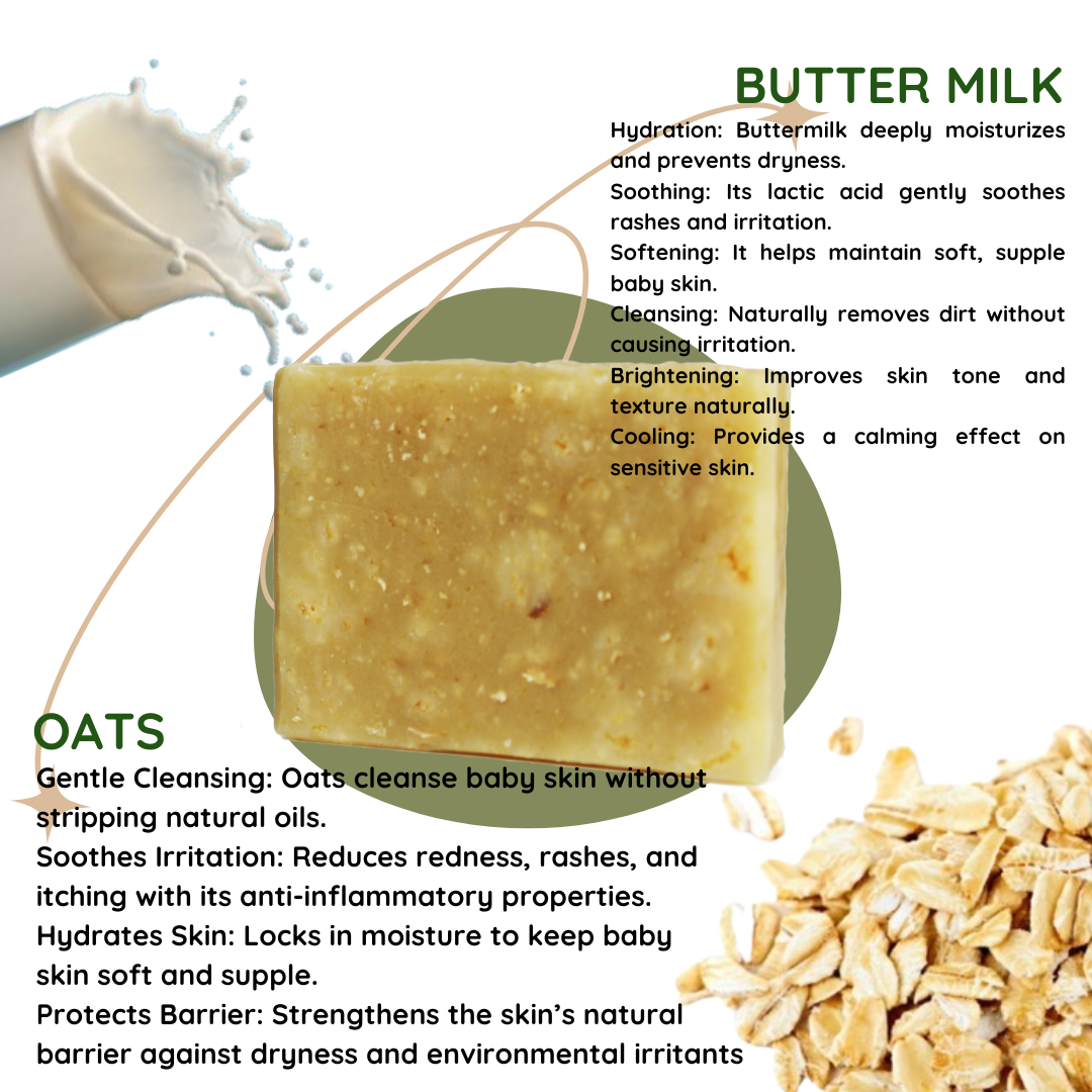 Buttermilk Oats Baby Bar