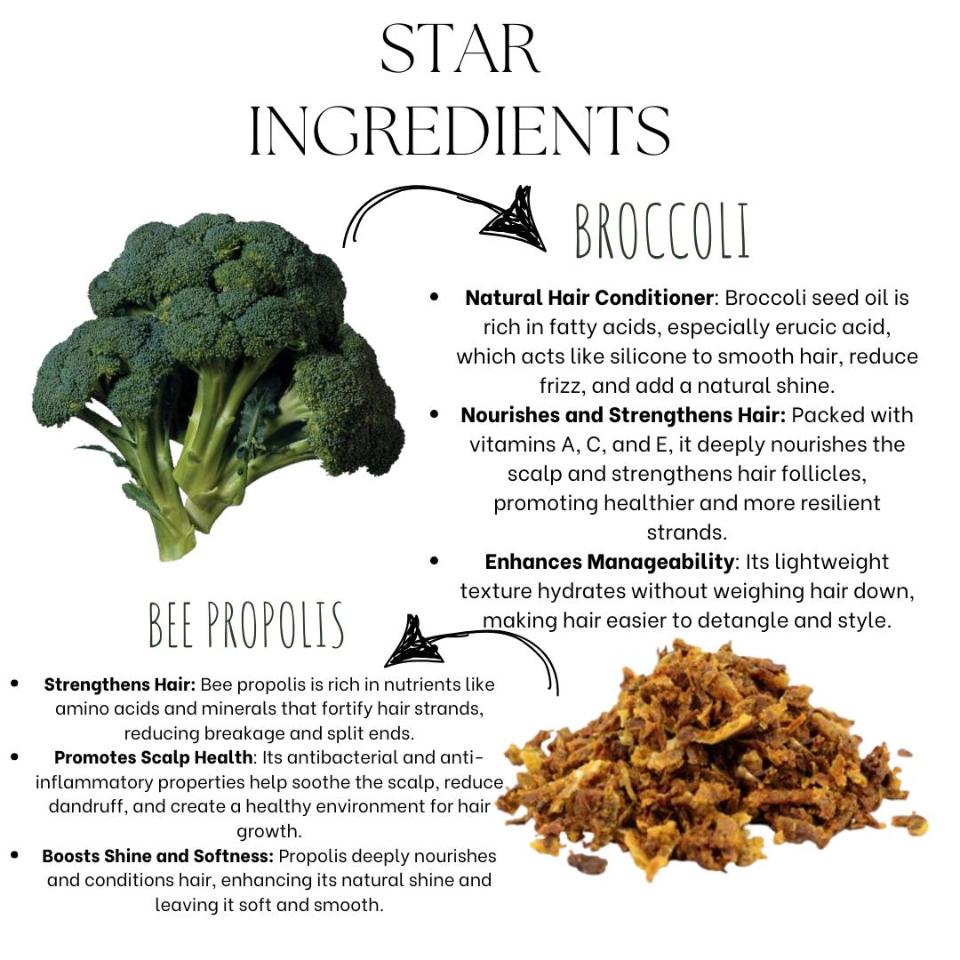 Broccoli Bee Propolis Hydrating Deep Hair Conditioner