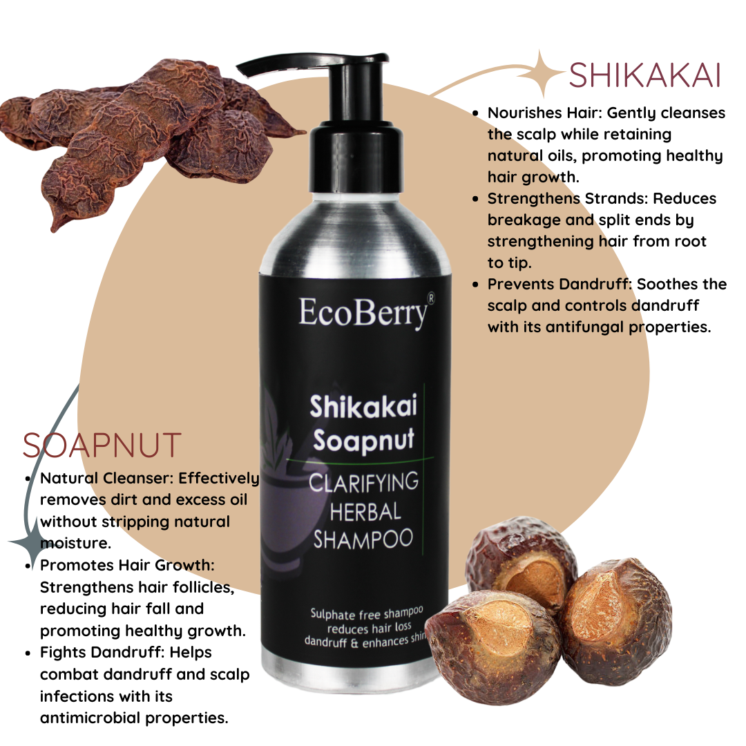 Shikakai Soapnut Herbal Shampoo