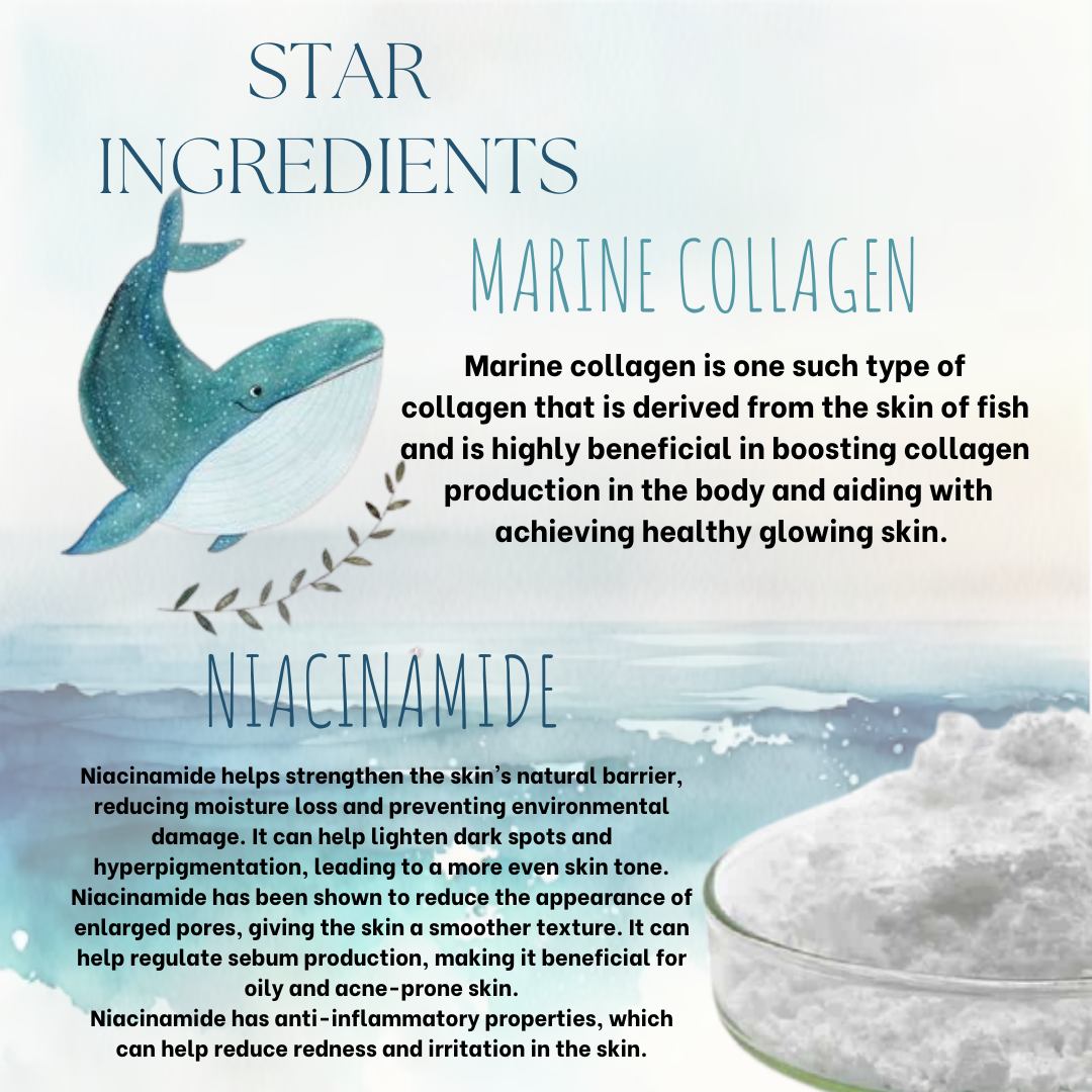 Marine Collagen Niacinamide Face Wash Powder