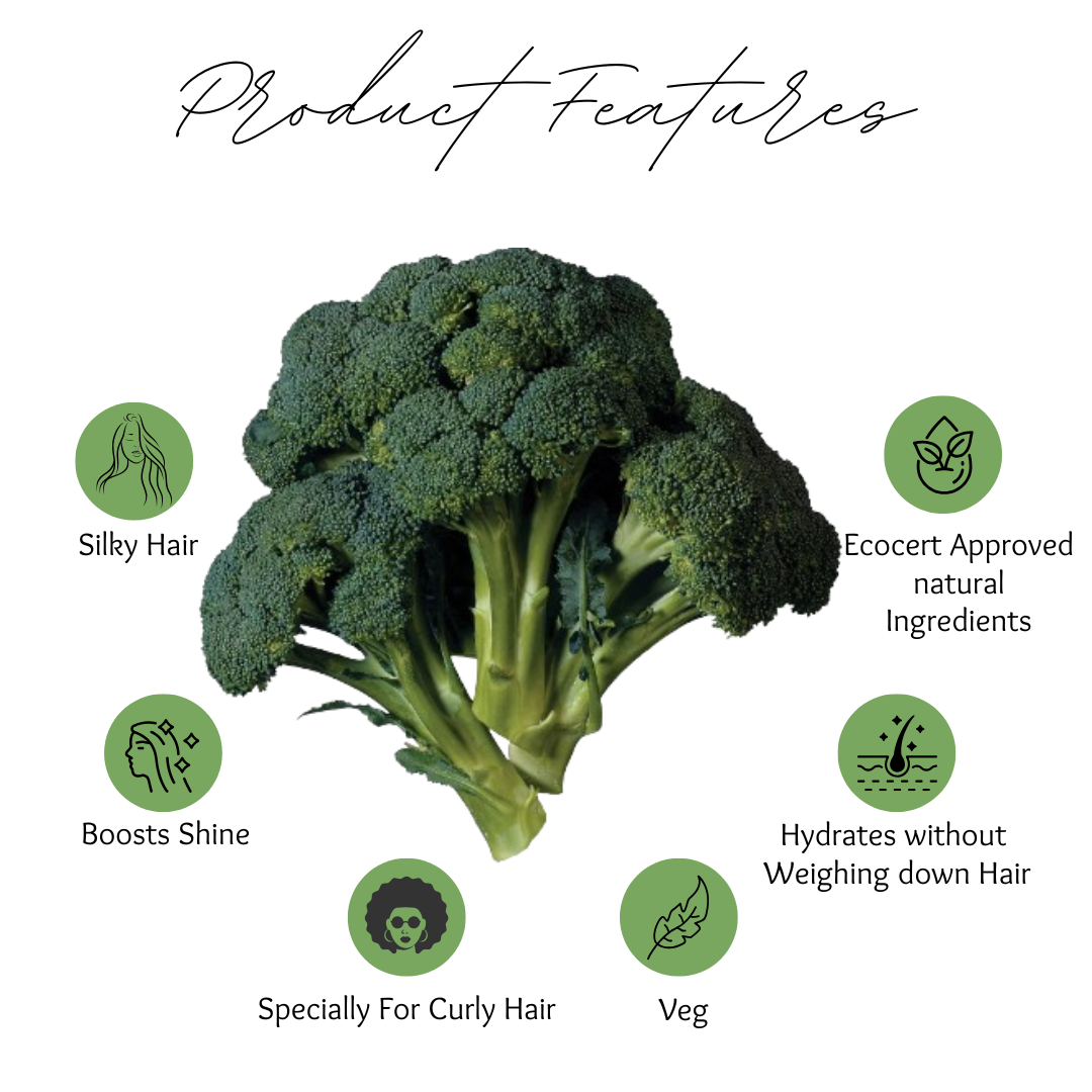 Broccoli Bee Propolis Frizz Control Hair Serum