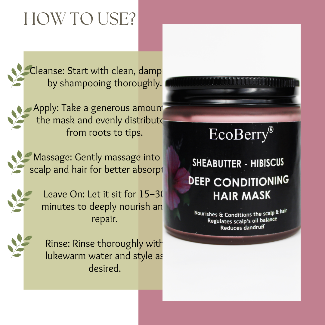 Shea Butter Hibiscus (Sheabiscus) Deep Conditioning Hair Mask