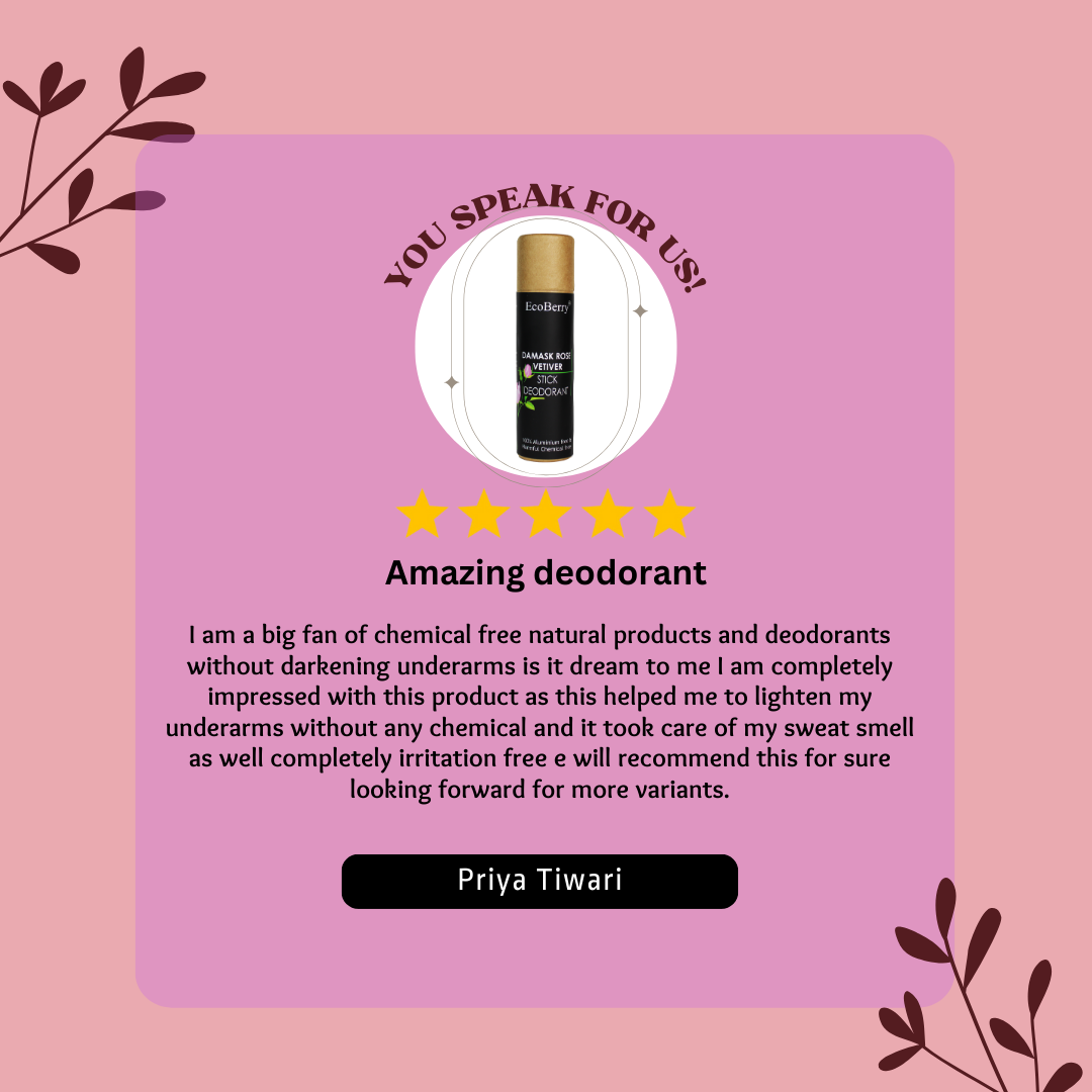 Damask Rose Vetiver Stick Deodorant