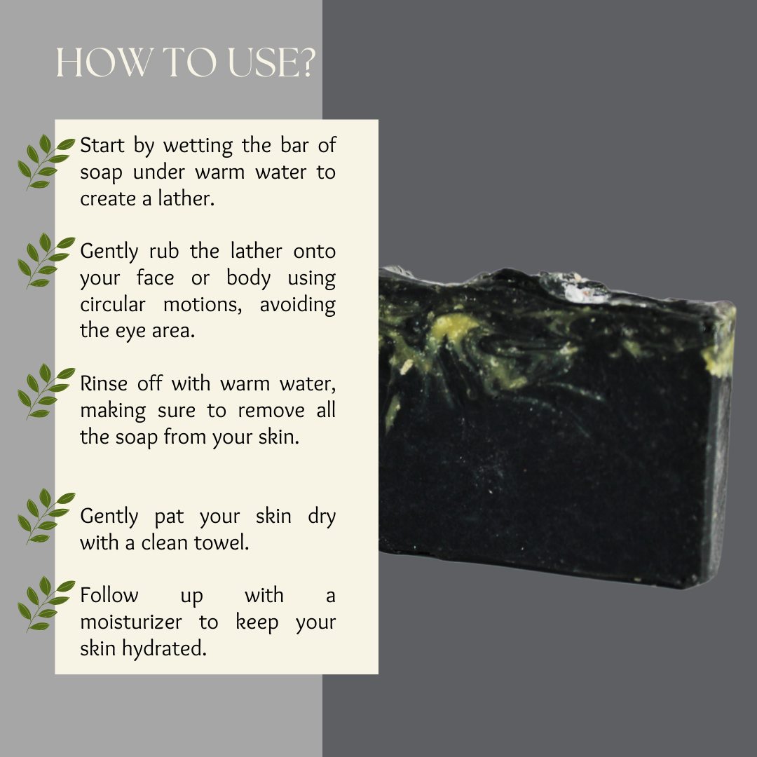 Activated Charcoal Himalayan Pink Salt Soap