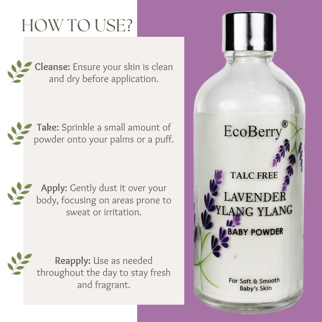 Lavender Ylang Ylang Baby Powder