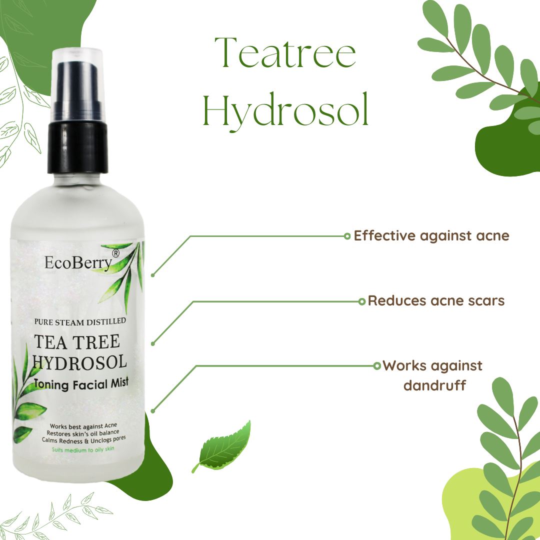 Steam Distilled Tea tree Hydrosol Toning Mist